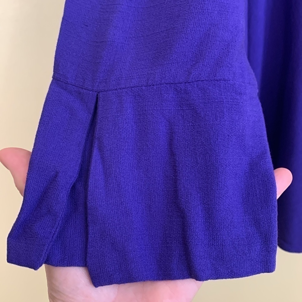 Free People | Clear Skies Purple Cold Shoulder Asymmetrical Tunic Dress S - Picture 10 of 17